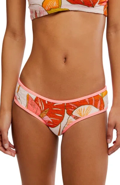 Free People Frankie Print Swim Bottoms In Multi