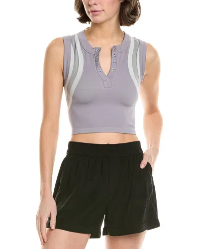 Free People Free Kick Muscle Tank In Purple