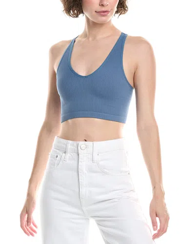 Free People Free Throw Crop Top In Blue