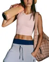 Free People Free Throw Muscle Tank Top In Pink