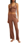 Free People Fresh In Love Lounge Set In Brown