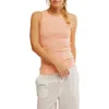 Free People Hayley Racerback Brami Crop Top In Nude
