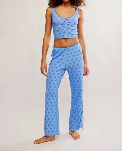 Free People Fresh In Love Lounge Set In Blue