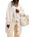 Free People Fresh Start Cardigan In Strawberry In Neutral