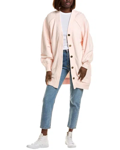 Free People Fresh Start Cardigan In Pink