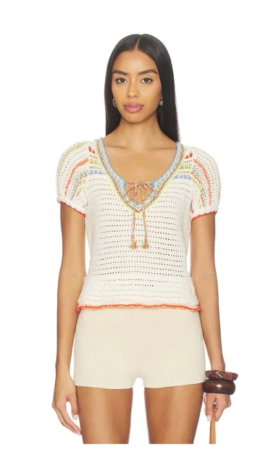 Free People Friendship Pullover In Purple