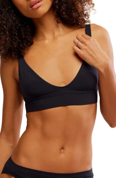 Free People From The Start Bralette In Black