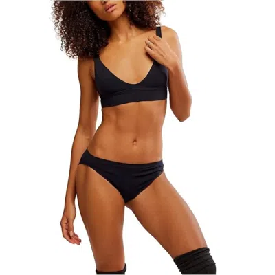 Free People From The Start Bralette Bra Womens Black Adjustable Strap Gbo1132