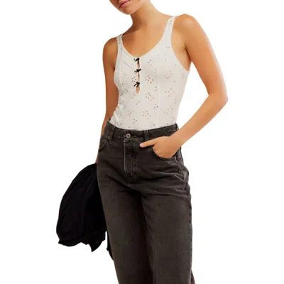 FREE PEOPLE FREE PEOPLE FULL BLOOM EMBROIDERED BODYSUIT