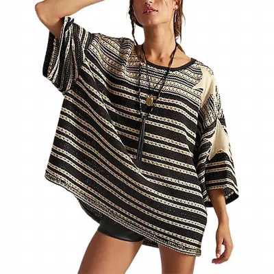 Free People Fun In The Sun Sweater In Black