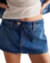 Free People Galivanting Skort In Blue