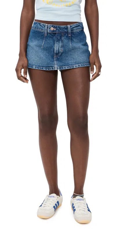 Free People X We The Free Galivanting Skort In Blue