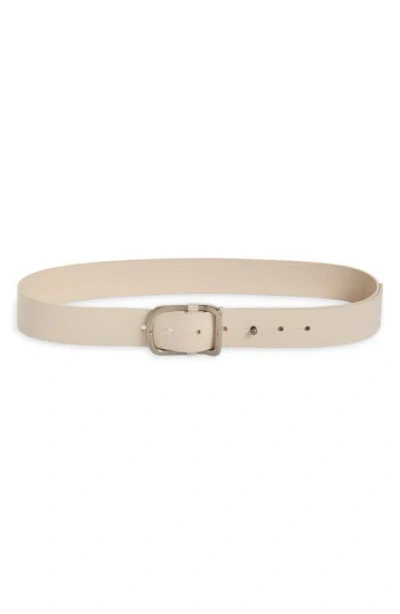 Free People Gallo Leather Belt In Mineral