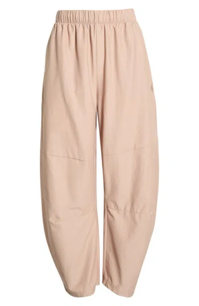 Free People Game Day High Rise Barrel Leg Pants In Nude