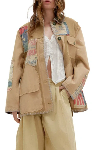 Free People Garden Tamer Jacket In Brown