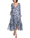 Free People Garden Wonders Maxi Dress In Blue