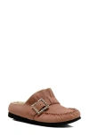 FREE PEOPLE GENUINE SHEARLING MULE