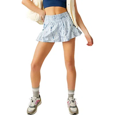 Free People Get Your Flirt On Shorts In Blue