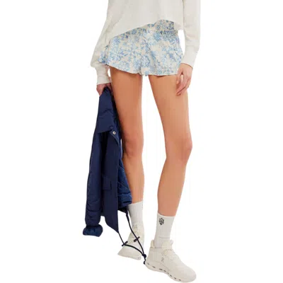 Free People Get Your Flirt On Shorts In Artic Snow Combo