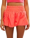 Free People Get Your Flirt On Shorts In Electric Sunset
