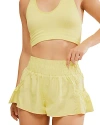 Free People Get Your Flirt On Shorts In Pure Sunshine