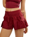 Free People Get Your Flirt On Shorts In Sour Cherry