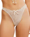 Free People Gia Lace Thong
