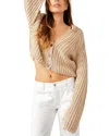 Free People Sweet Nothing Cotton Cardigan In Sandcastle