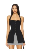 Free People Ginger Halter Vest In 블랙