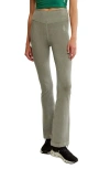 Free People Go To Smooth Flare Leggings In Washed Sagestone