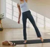 Free People Go To Smooth Straight Leg Pants In Washed Black