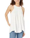 FREE PEOPLE GO TO TOWN TANK TOP IN OPTIC WHITE