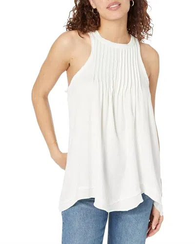 Free People Go To Town Tank Top In Optic White