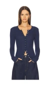 Free People Going Places Cardi In Blue