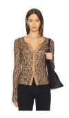 Free People Going Places Printed Cardi In Multi