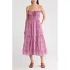 Free People Going Steady Ruffle Sundress In Pink