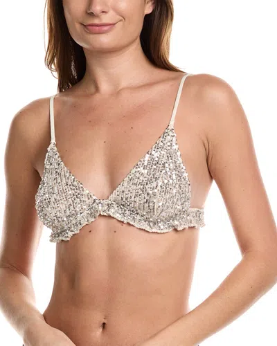Free People Gold Rush Bralette In Gray