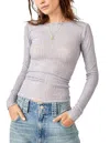 Free People Gold Rush Sequin Top In Multi
