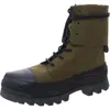 Free People Goldie Womens Leather Over The Ankle Combat & Lace-up Boots