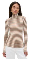 Free People Good Good Turtle Stripe Otter/tea In Brown