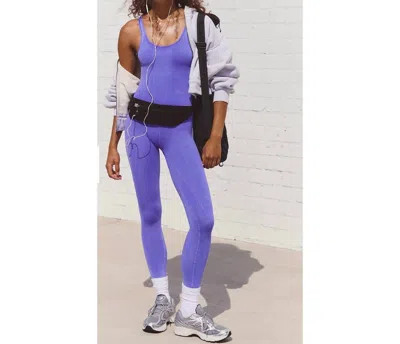 Free People Good Karma Jumpsuit In Purple