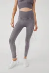Free People Good Karma Leggings In Faded Grape In Multi