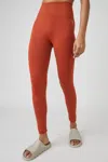 Free People Good Karma Leggings In Red Earth In Red