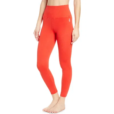 Free People Good Karma Leggings In Red