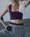 Free People Good Karma Square Neck Bra In Champion