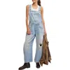 Free People Good Luck Denim Overalls In Going Steady