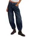 Free People Good Luck Barrel Jeans In Deep End
