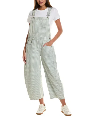 Free People Good Luck Stripe Overall