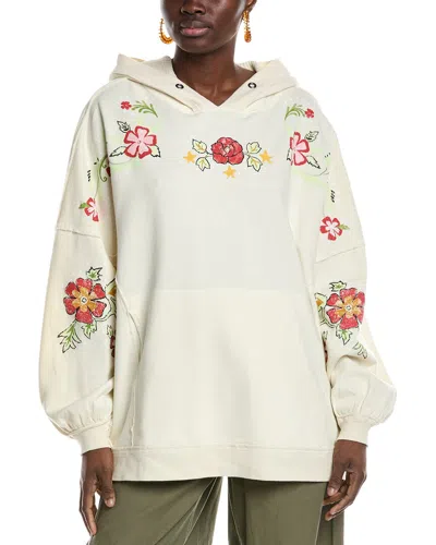 Free People Graphic We Hoodie In White