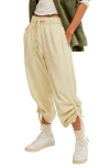 Free People Hadley Poplin Pants In Khaki Chino
